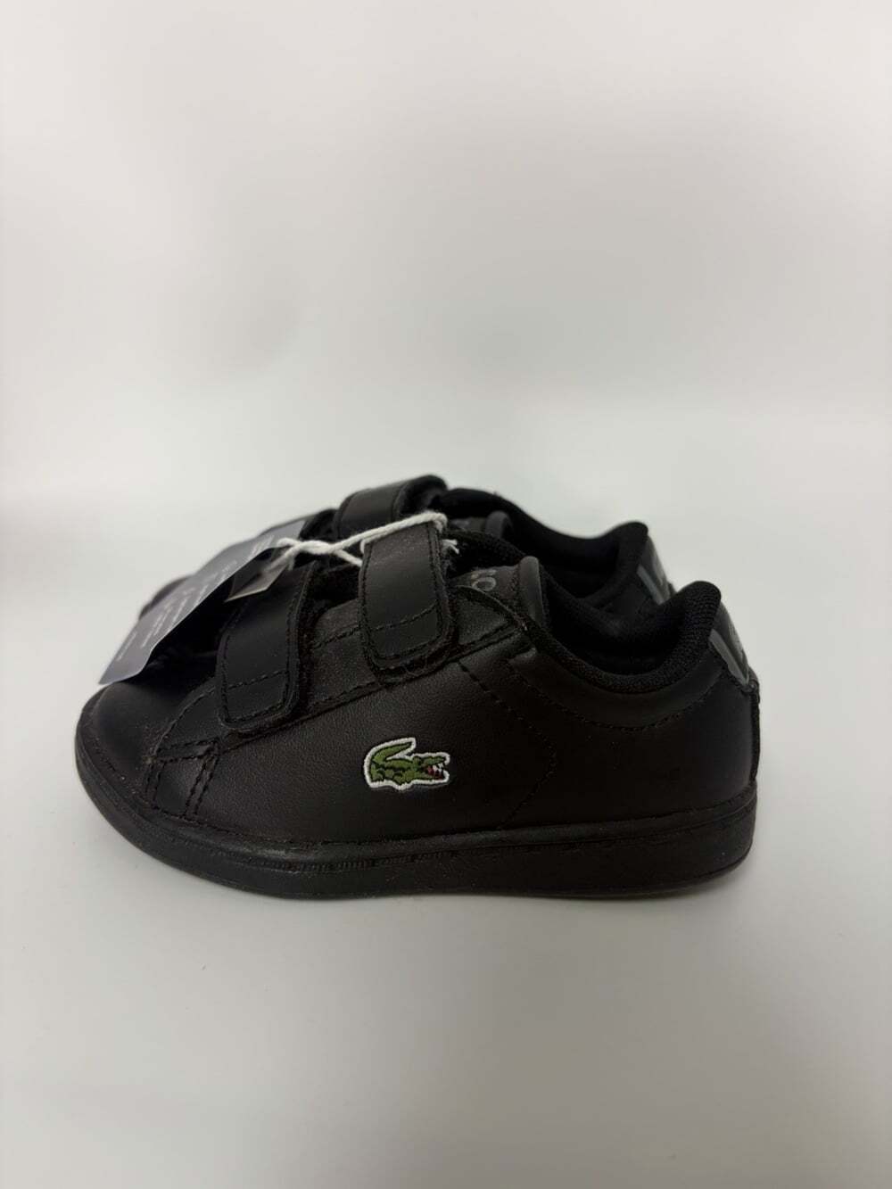 Lacoste Carnaby Shoes Infant Size 6 Black - Green Alligator